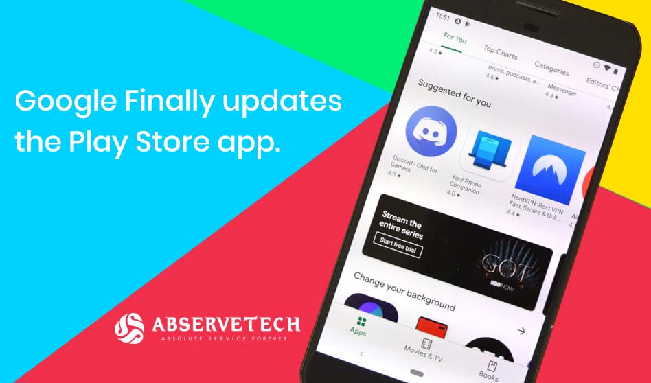 Google Finally updates the Playstore app
