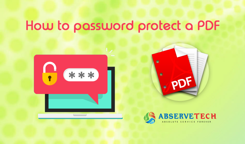 How to Password Protect a PDF