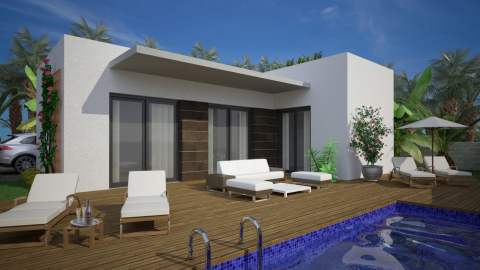 Ny villa med privat basseng