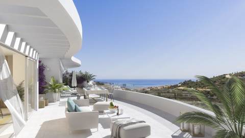 Ny leilighet med havutsikt – Privat jacuzzi og 125 m² terrasse
