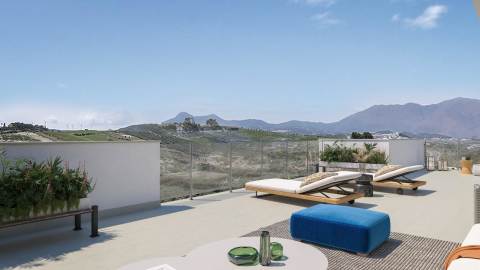 Ny leilighet med 195 m² terrasse – Fellesbasseng og nær golf