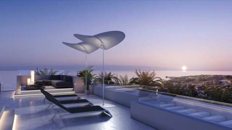 Ny leilighet med havutsikt – Gangavstand til strand og takterrasse