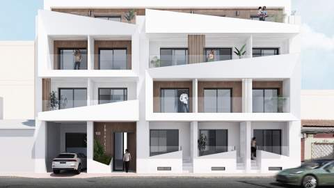 Ny leilighet med takterrasse og havutsikt – Fellesbasseng og 250 meter fra stranden