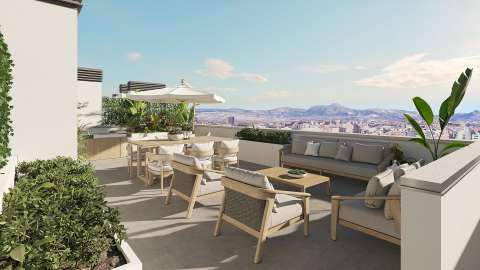 Nøkkelferdig leilighet med takterrasse – 3 soverom og fellesbasseng
