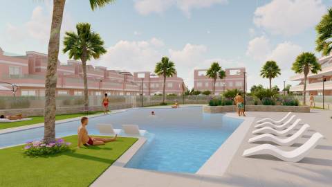 Ny toppleilighet med takterrasse – 3 soverom og fellesbasseng