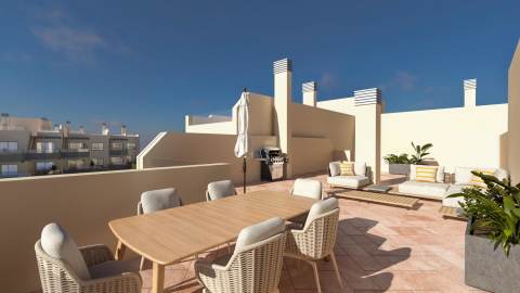 Ny leilighet med havutsikt – Gangavstand til strand og solarium