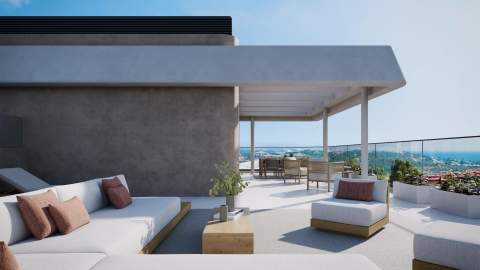 Eksklusiv toppleilighet med havutsikt – Takterrasse
