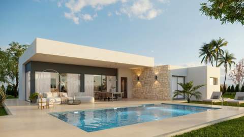 Nybygd villa med privat basseng