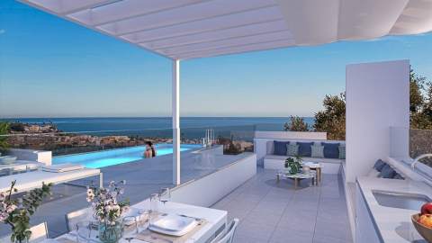 Eksklusiv ny leilighet med havutsikt – Privat basseng og takterrasse
