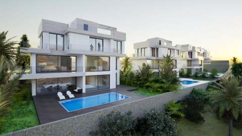 Eksklusiv villa med takterrasse – Nybygg og privat basseng
