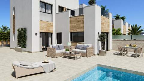 Ny villa med privat basseng