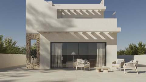 Nybygd villa i Polop – Takterrasse og 4 soverom