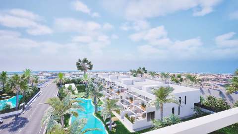 Nybygd leilighet med takterrasse – Gangavstand til strand
