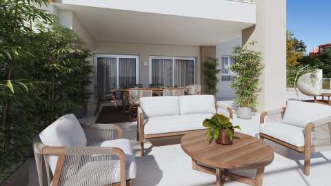 Ny leilighet med havutsikt – Privat terrasse på 35 m²