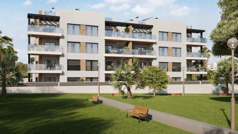 Leilighet – Takterrasse, privat basseng, 2 soverom og 77 m²