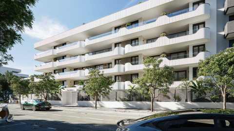 Ny leilighet med takterrasse – Havutsikt og 300 meter fra strand