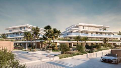 Ny leilighet med havutsikt – Terrasse 48 m² og fellesbasseng