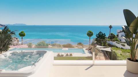Nytt rekkehus med takterrasse – Førstelinje til stranden