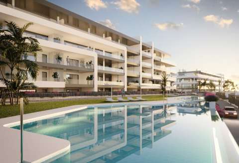 Ny leilighet med havutsikt – Privat terrasse 65 m² og fellesbasseng