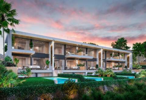 Eksklusiv villa med havutsikt – Takterrasse og privat basseng