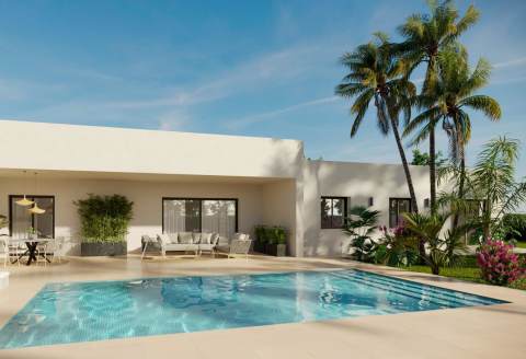 Nybygd villa med privat basseng