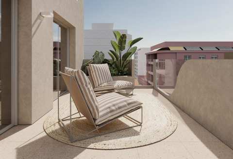 Ny leilighet med takterrasse og fellesbasseng