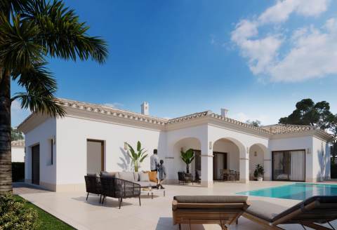 Fantastisk ny villa med privat basseng
