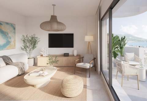 Ny leilighet med stor terrasse – 2 soverom og fellesbasseng