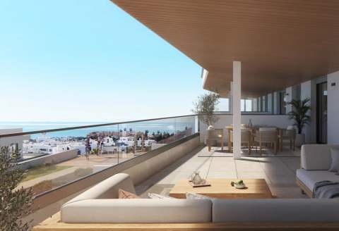 Ny leilighet med havutsikt – 3 soverom og 44 m² terrasse