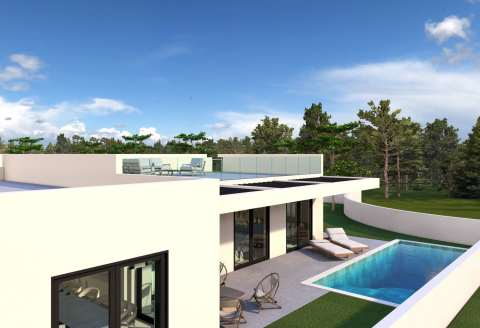 Eksklusiv villa med takterrasse og havutsikt – Nybygg og privat basseng