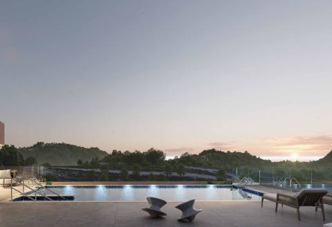 Ny leilighet med takterrasse – Havutsikt og 1 soverom