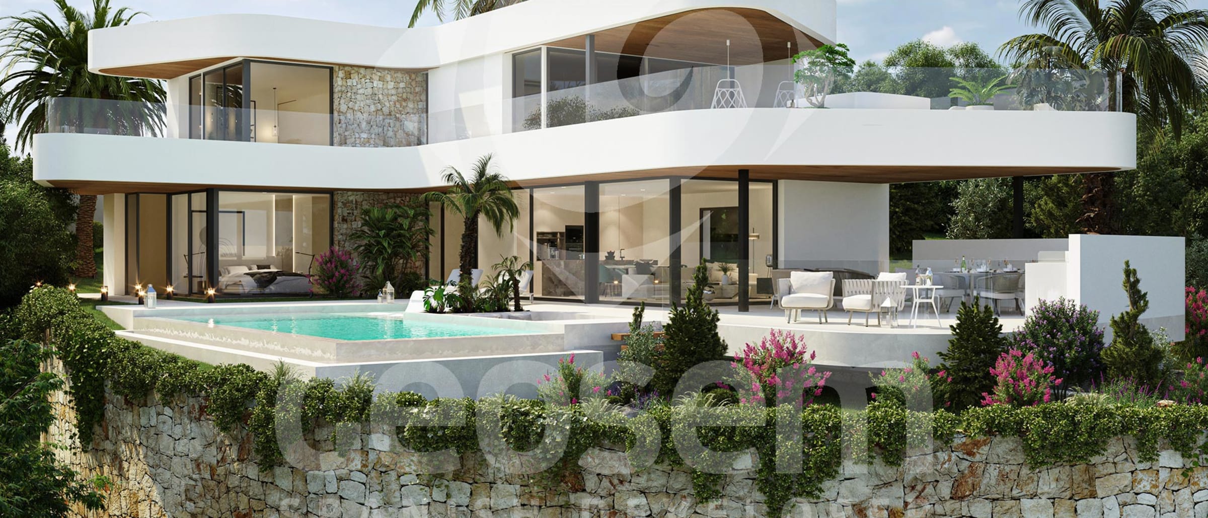 4043BELL Luxury villa with sea views for sale in Cumbre del Sol - Image 1