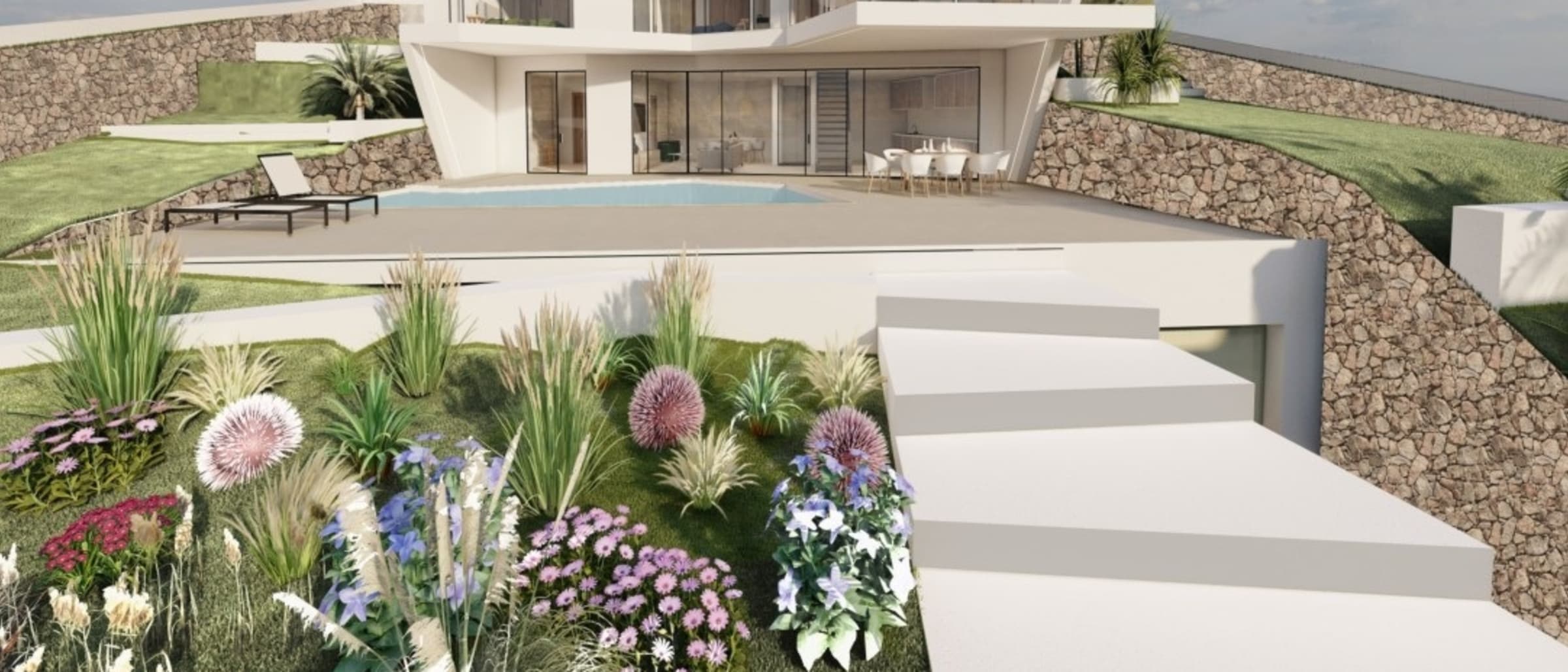 4298BEN Modern villa with breathtaking views over the Benissa coast - Image 1