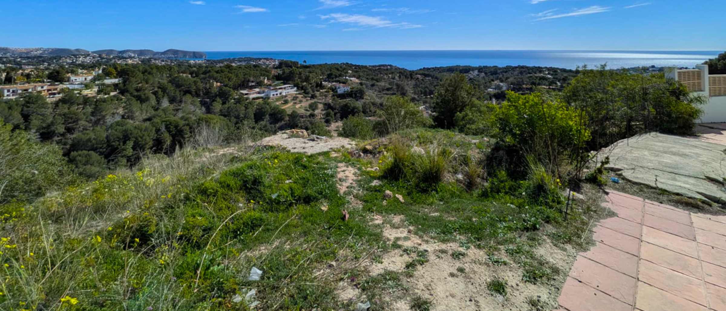 4324BEN Plot with panoramic sea views for sale in Benissa - Image 1