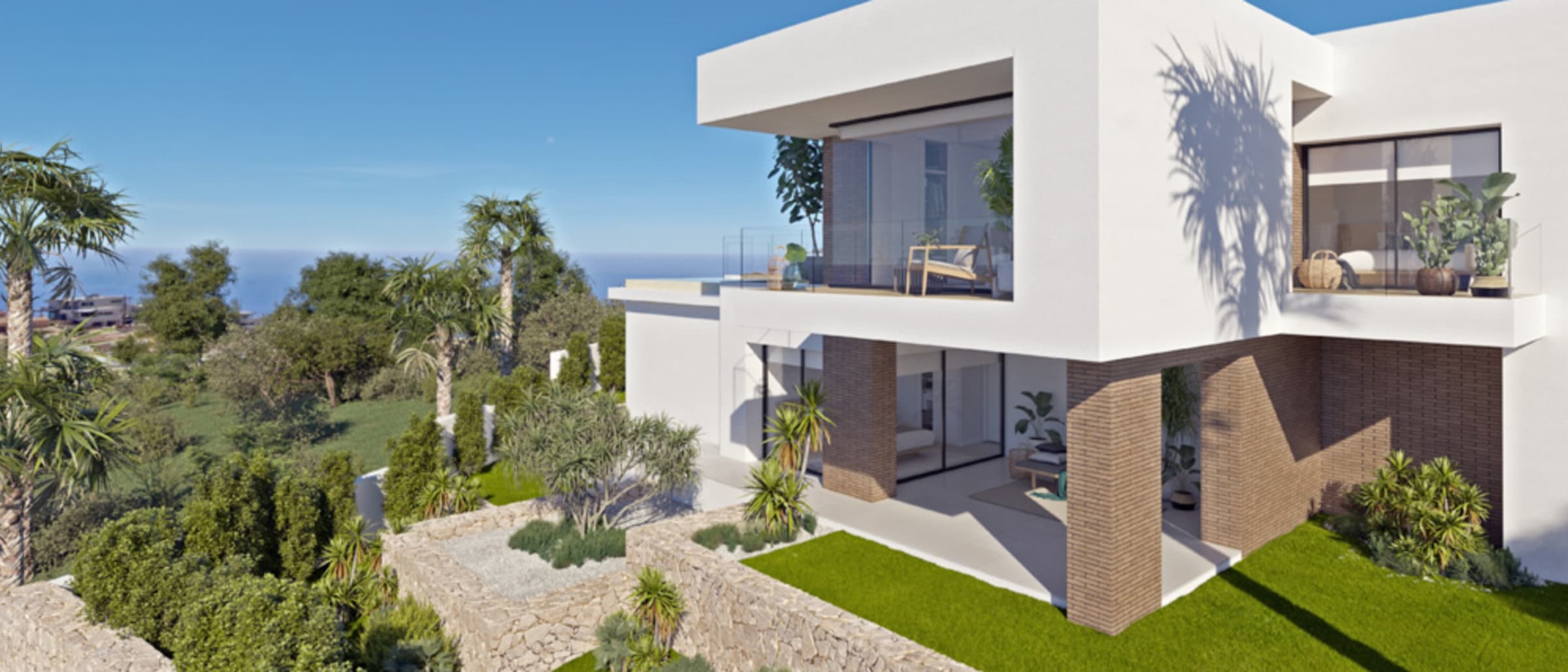 4178JAV Unique new build villa for sale with sea views in Cumbre del Sol - Image 1