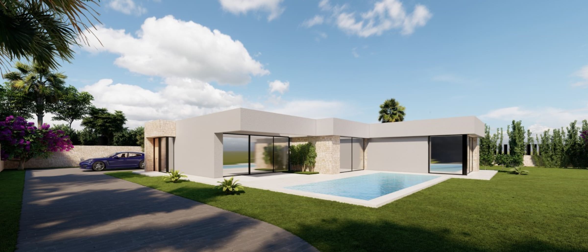 6414CAL Modern single storey new build villa within walking distance of the marina in Calpe - Image 1