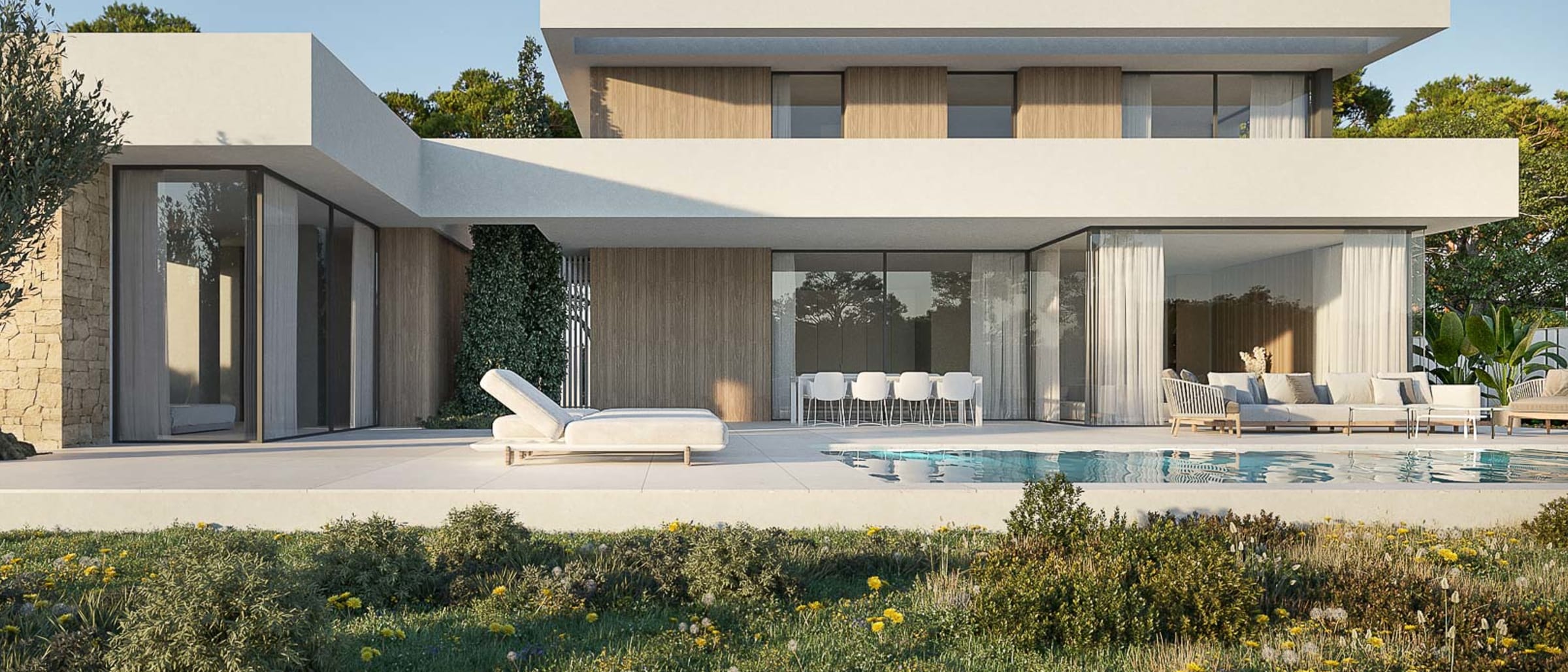 8219MOR Modern villa project for sale in El Tesoro, Moraira. - Image 1