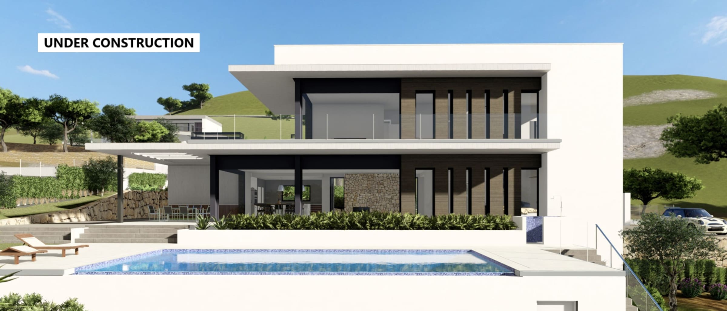 4480JAV Fantastic new build villa under construction for sale in Jávea - Image 1