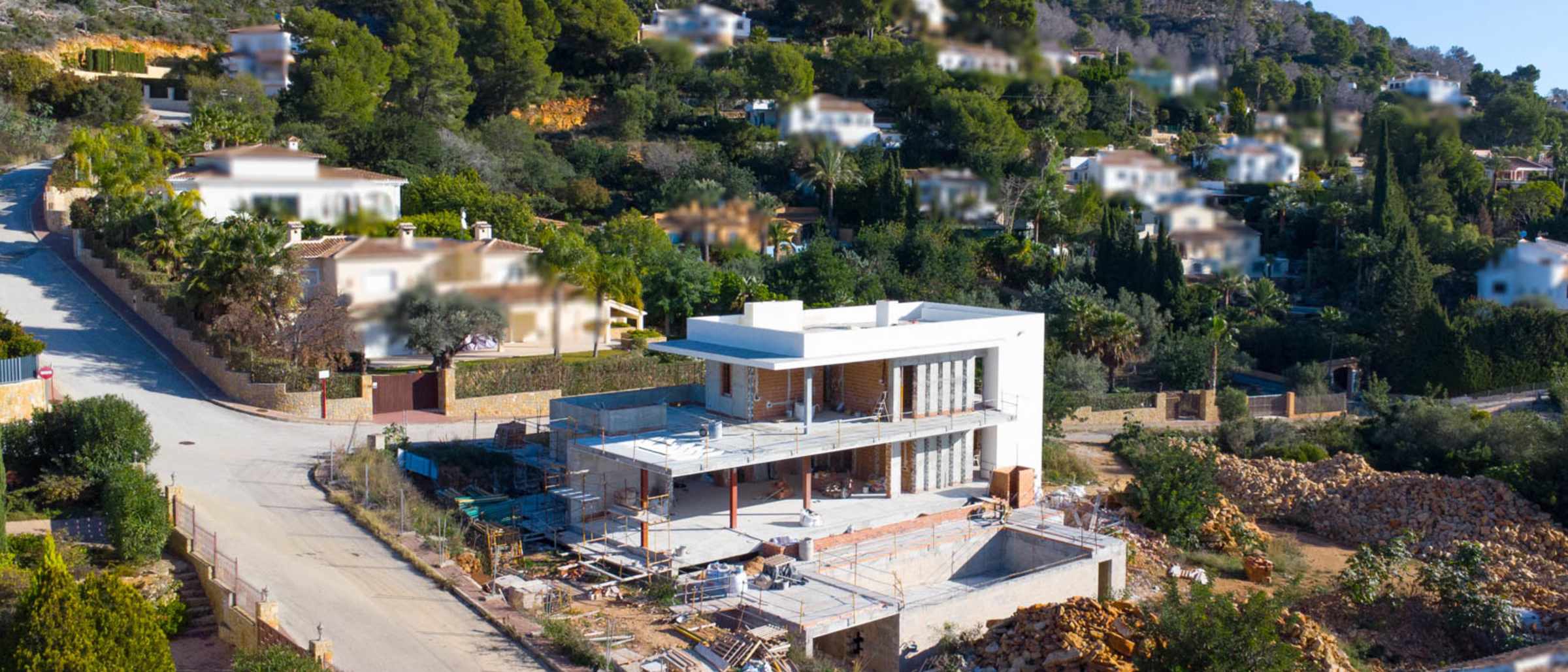 4480JAV Fantastic new build villa under construction for sale in Jávea - Image 1