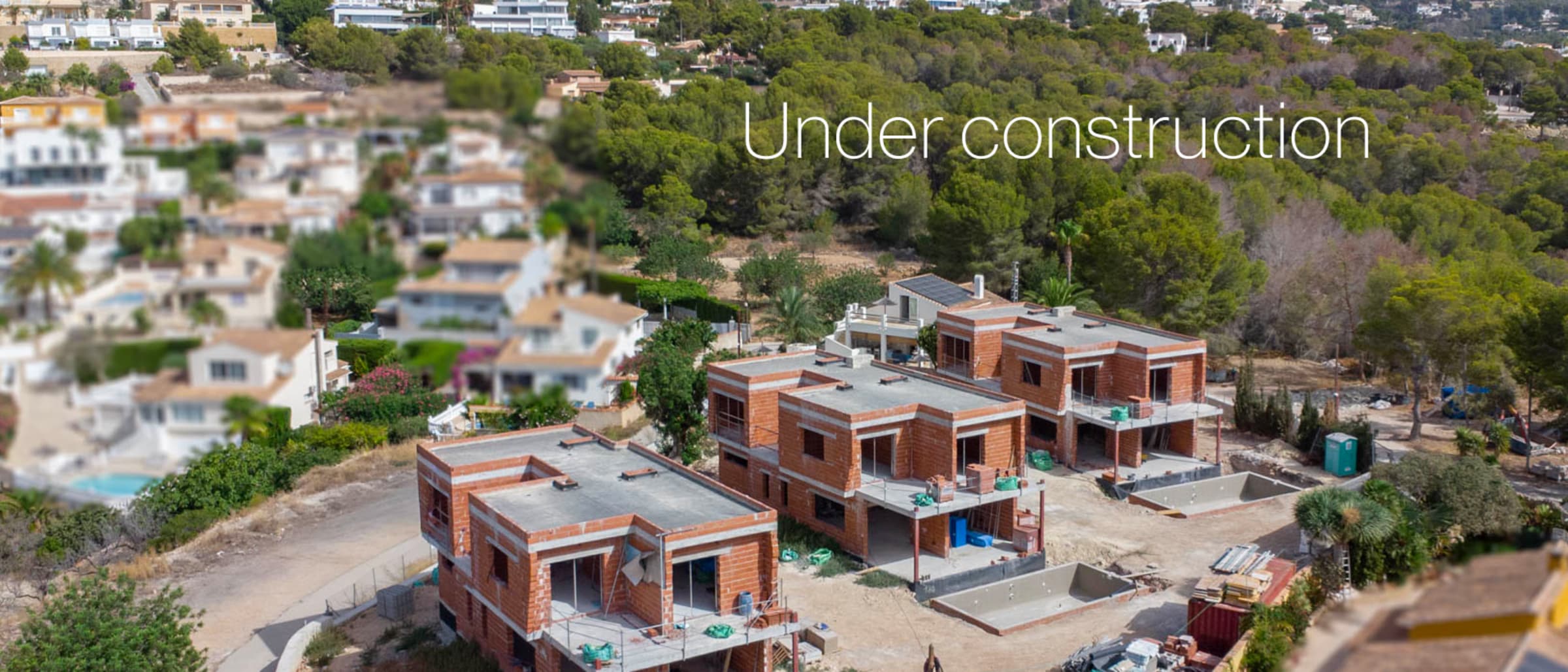 4571CAL Modern villa under construction for sale in Calpe - Image 1
