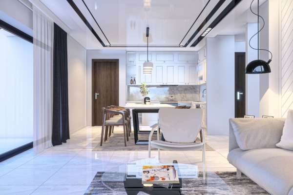 8185PED Complex of independent villas under construction with private pool and partial sea views for sale in Pedreguer. - Image 6