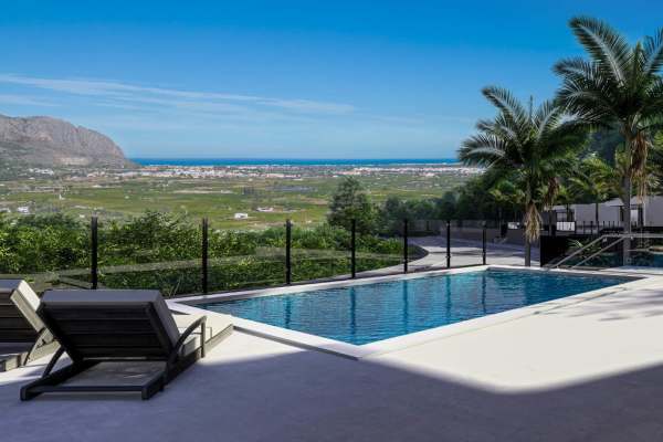 8185PED Complex of independent villas under construction with private pool and partial sea views for sale in Pedreguer. - Image 3