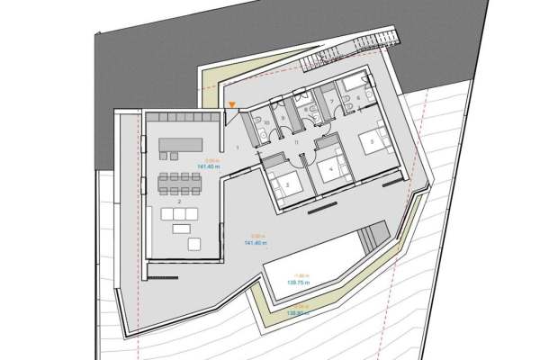 8215PED Licensed modern villa project with mountain views for sale in Pedreguer. - Image 6