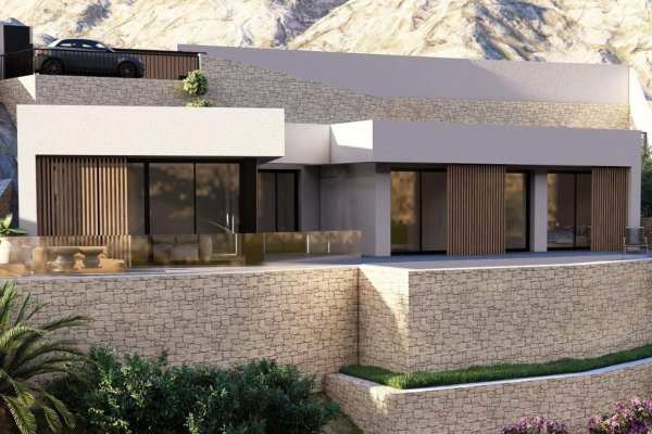 8215PED Licensed modern villa project with mountain views for sale in Pedreguer. - Image 2