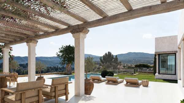 4490JAV Luxury villa under construction for sale on the Montgó, Jávea - Image 4