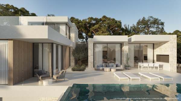 4573BEN Luxury villa under construction for sale in Benissa Costa - Image 2