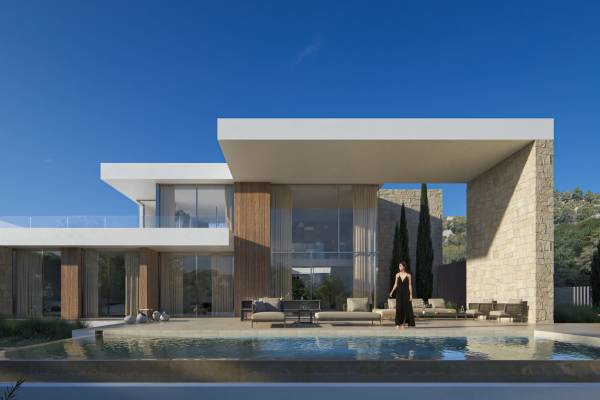 8300MOR Modern villa under construction with panoramic sea views for sale in Moraira. - Image 5