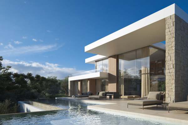 8300MOR Modern villa under construction with panoramic sea views for sale in Moraira. - Image 2
