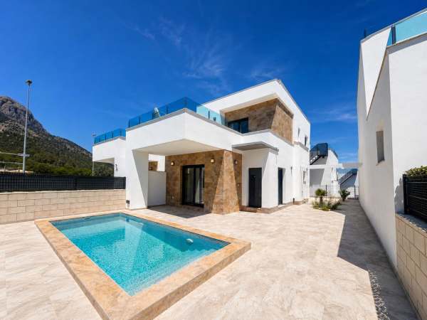 C3XY7121NUC Contemporary Villa with Private Pool for Sale in Polop de la Marina - Image 1