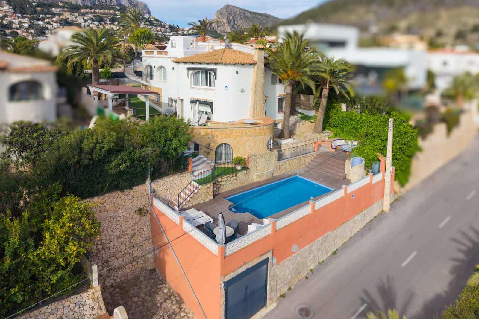 Kjempeflott villa med takterrasse – Havutsikt og privat basseng, bilde 1